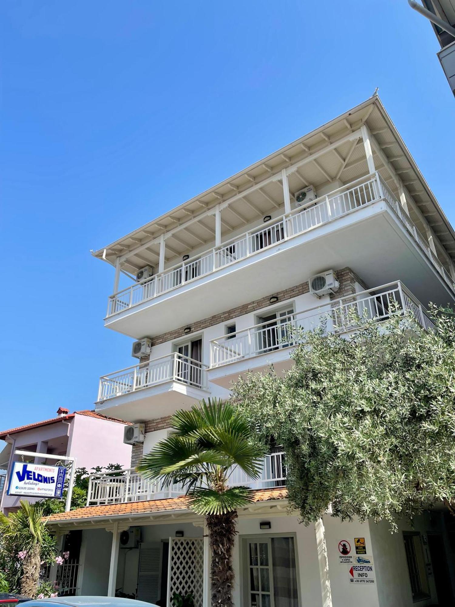 Velonis Apartments Leptokarya  Esterno foto